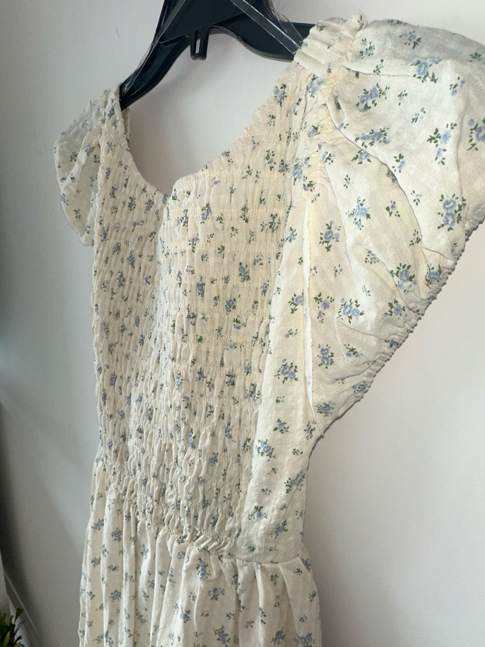 HYFVE Cream Dress with Blue Floral Print - Picture 6 of 12